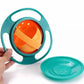360 Degree Gyro Magic Baby Anti Spill Bowl,