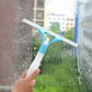 Multifunctional Glass Cleaner, 2 in 1 Spray Wiper, Glass Window Scraper