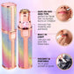 Glitter Eyebrow Trimmer, 2 In 1 Electric Eyebrow Trimmer, Makeup Painless Eyebrow Epilator, Body Shaver Razor, Portable Facial Body Hair Remover