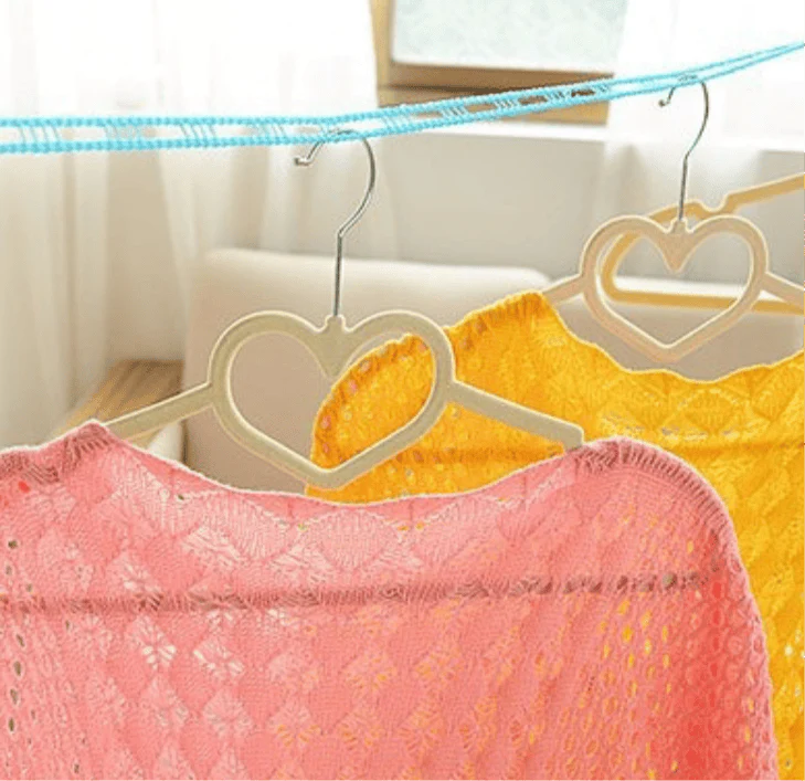 Clothes Drying Rope, Adjustable for Indoor Outdoor Laundry
