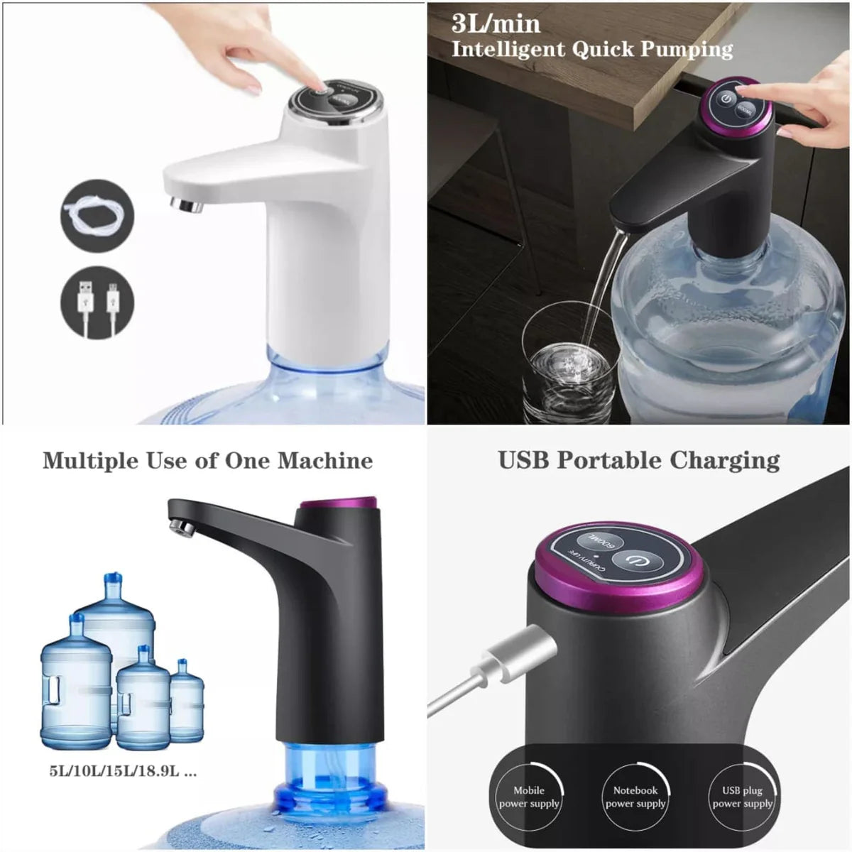 Automatic USB Electric Water Dispenser
