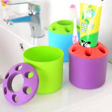 special porous couple creative toothbrush holder toothpaste mouthwash multi-function desktop pen holder rack