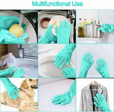 SILICON WASHABLE AND REUSABLE GLOVES