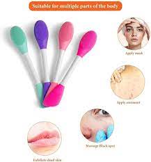 silicone face mask brush