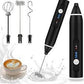 2in1 Portable Electric Usb Rechargeable hand Blender Egg Beater and Coffee mixer