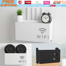 Router Storage Box Wall-mounted Plastic Cable Power Bracket Box Home Decoration Wireless Router Wifi Decoration Set-top Box Rack