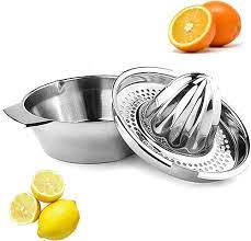 Stainless Steel Lemon Squeezer Manual Juicer For Orange Lemon Squeezer Reamers Fruit Vegetable Squeezer Cup Kitchen Tool