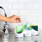 3 In 1 Plastic Dish Soap Dispenser with Sponge Holder