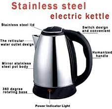 ELECTRIC KETTLE, HOT WATER KETTLE, STAINLESS STEEL Thermo Pot 2.0 LITER