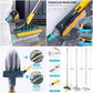 2 in 1 floor scrubber cleaning wiper brush