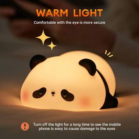 hello kitty & cute silicone panda lamp