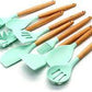 12 Pcs Silicone Cooking Utensils Kitchen Utensil Set for Nonstick Cookware