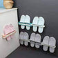 3 in 1 Bathroom Slippers Rack  Self Adhesive wall mounted