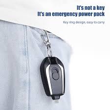 Portable Emergency Keychain Power Bank Mini Device