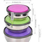 3 Pcs Stainless Steel Seal Bowl with Lid