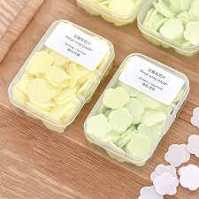 Disposable flower paper soap