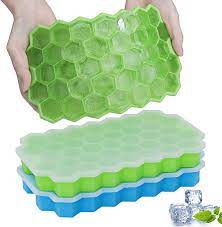 SILICON ICE CUBE TRAY WITH LID