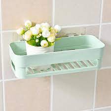 Plastic inter design bathroom kitchen organize shelf rack