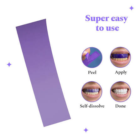 Purple Instant Whitening Strips