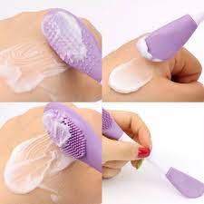 silicone face mask brush