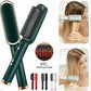 Professional Electric Hair Straightener Brush Heated Comb Straight