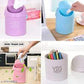 Mini Rolling Cover Type Cute Desktop Dustbin.