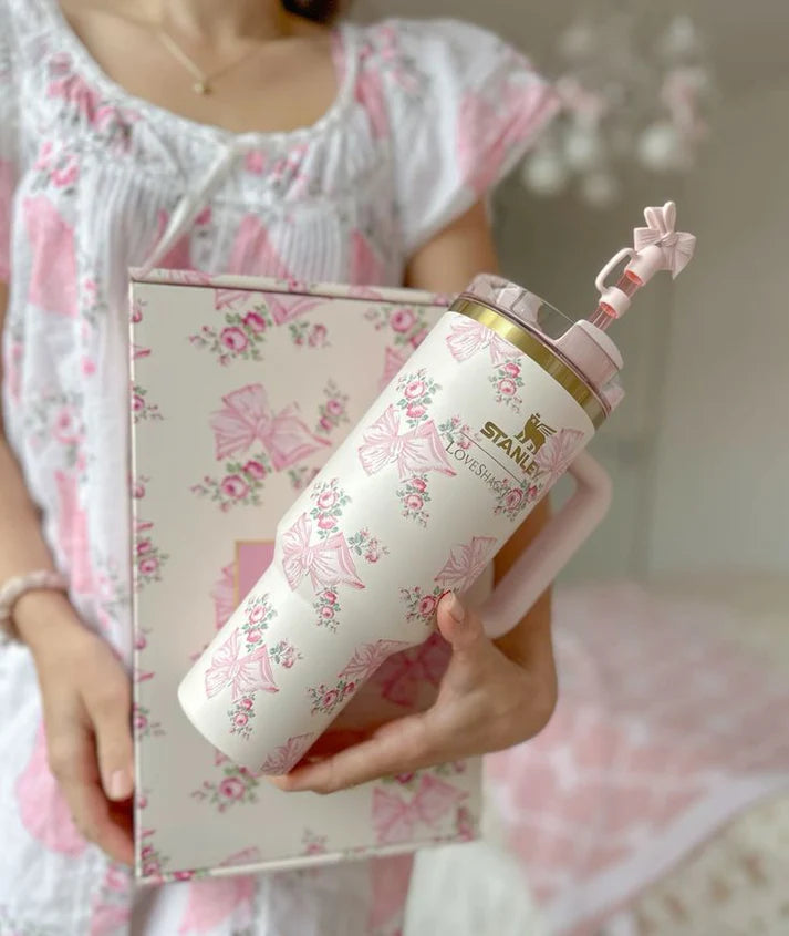 Stanley x Love Shack Fancy 40oz Tumbler Limited Edition Floral Quencher