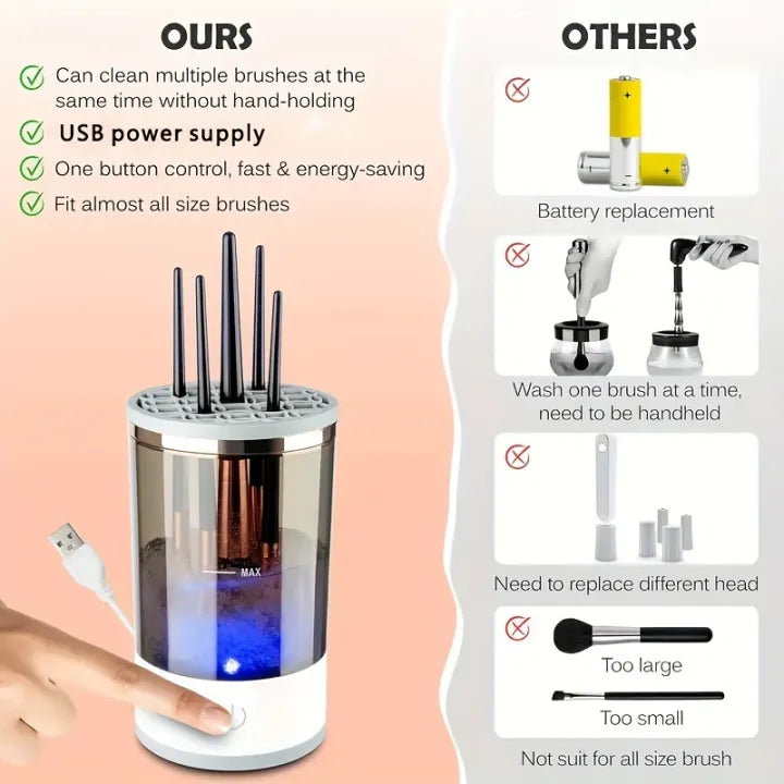 Electric Makeup brush Cleaner Machine