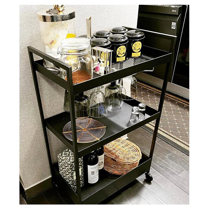 Multifunctional Serving Trolley (Black)