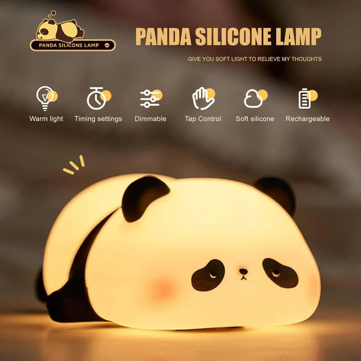 Silicone Panda Lamp