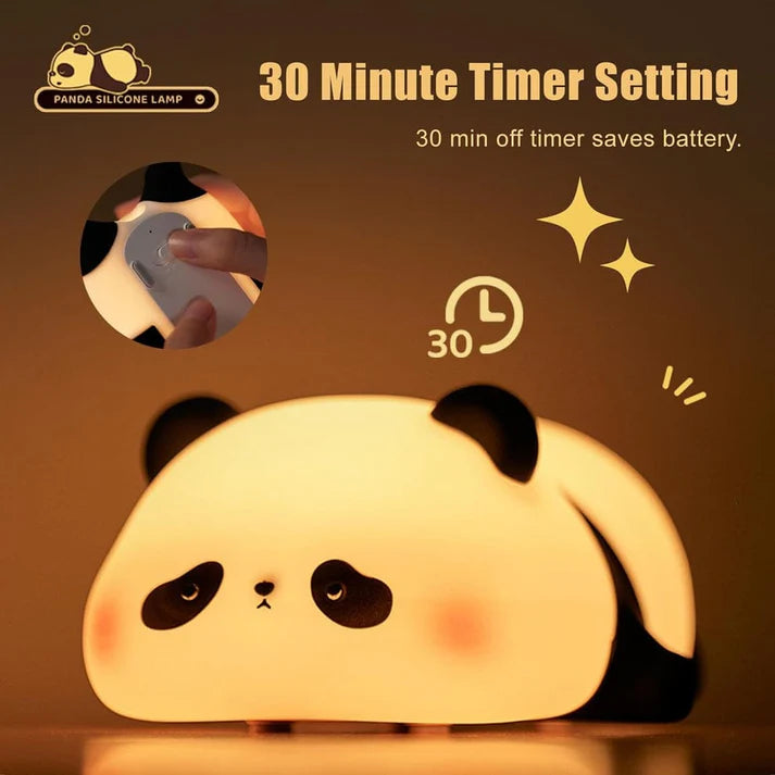 Silicone Panda Lamp