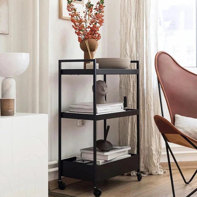 Multifunctional Serving Trolley (Black)