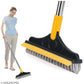 2 in 1 floor scrubber cleaning wiper brush