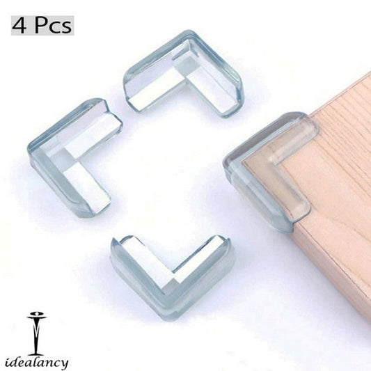 4 Pcs Silicone Table Corner Edge Protector Covers