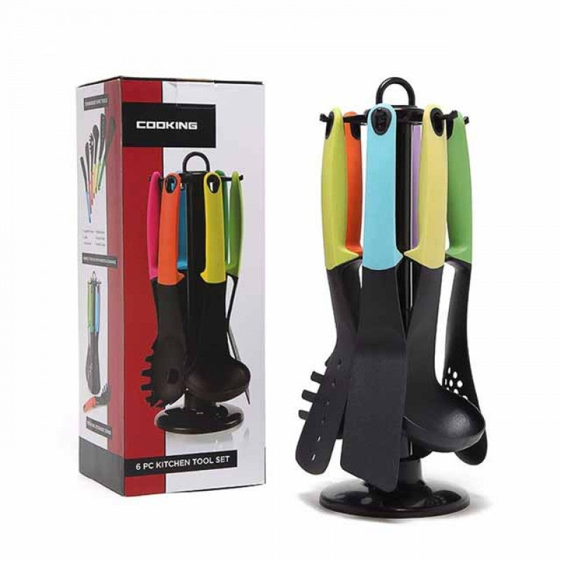 Silicone Heat Resistant Spatula Set (6 Pieces)