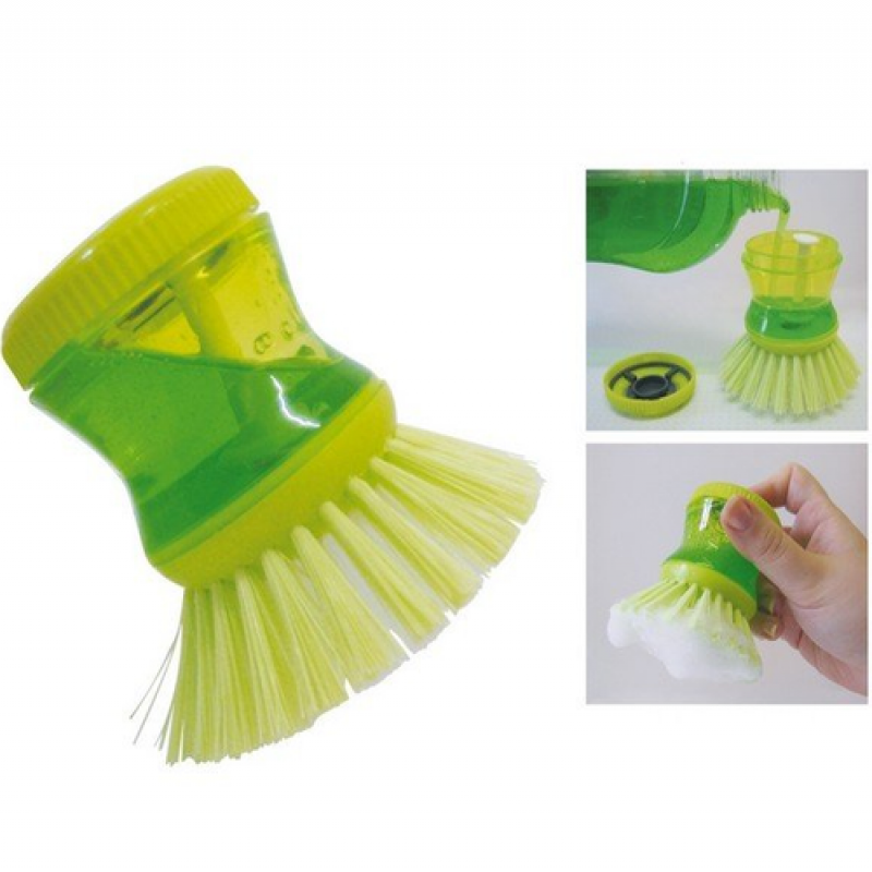 Soap Dispensing Dish Washing Brush (No Stand Available)