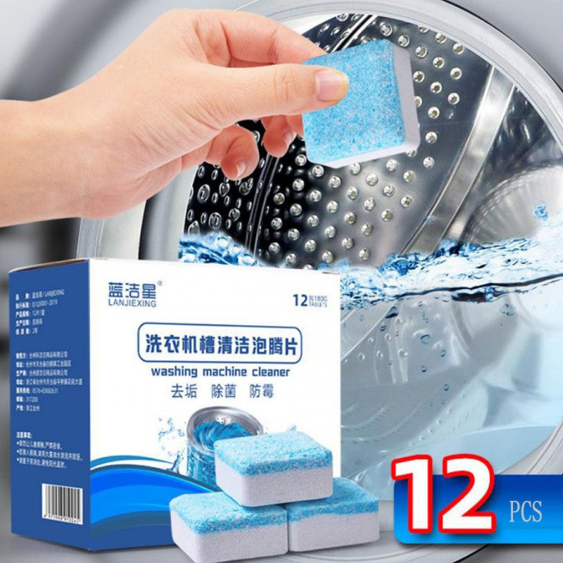 12pcs Washing Machine Cleaner Washing Machine Cleaning Tablets