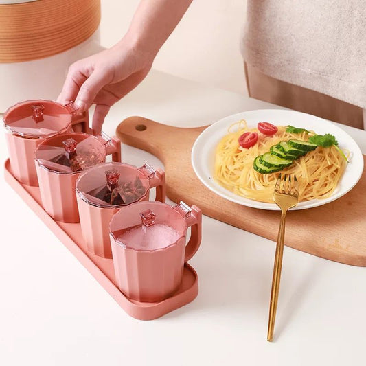 Multi-Grid Seasoning Box With Base