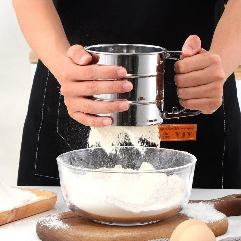 Stainless Steel Sieve Cup Flour Sifter.