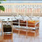 4pcs Crystal Spice Box
