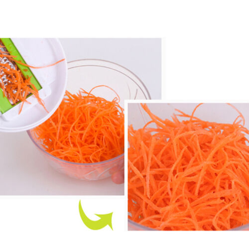 8 in 1 Easy Spin Cutter, Multi-Functional Manual Food Chopper