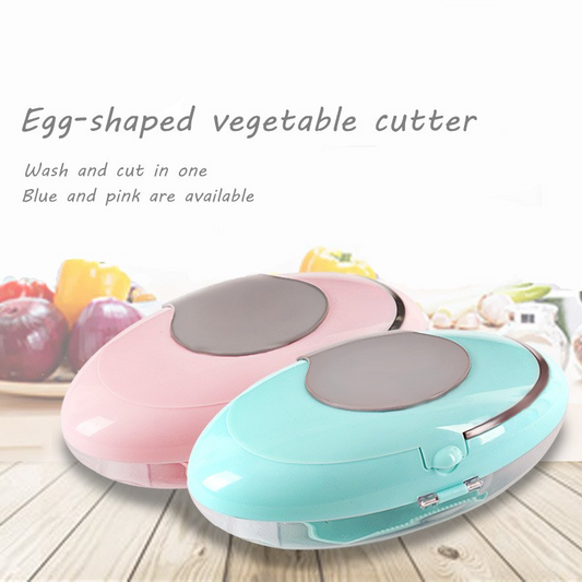 Manual Hand Food Vegetable Oval Shape Chopper, Shredder, Slicer, Grater.