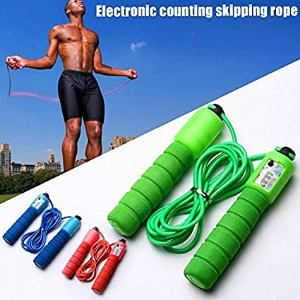 Skipping Rope Automatic Jump Counter Adjustable Skipping Jumping Rope